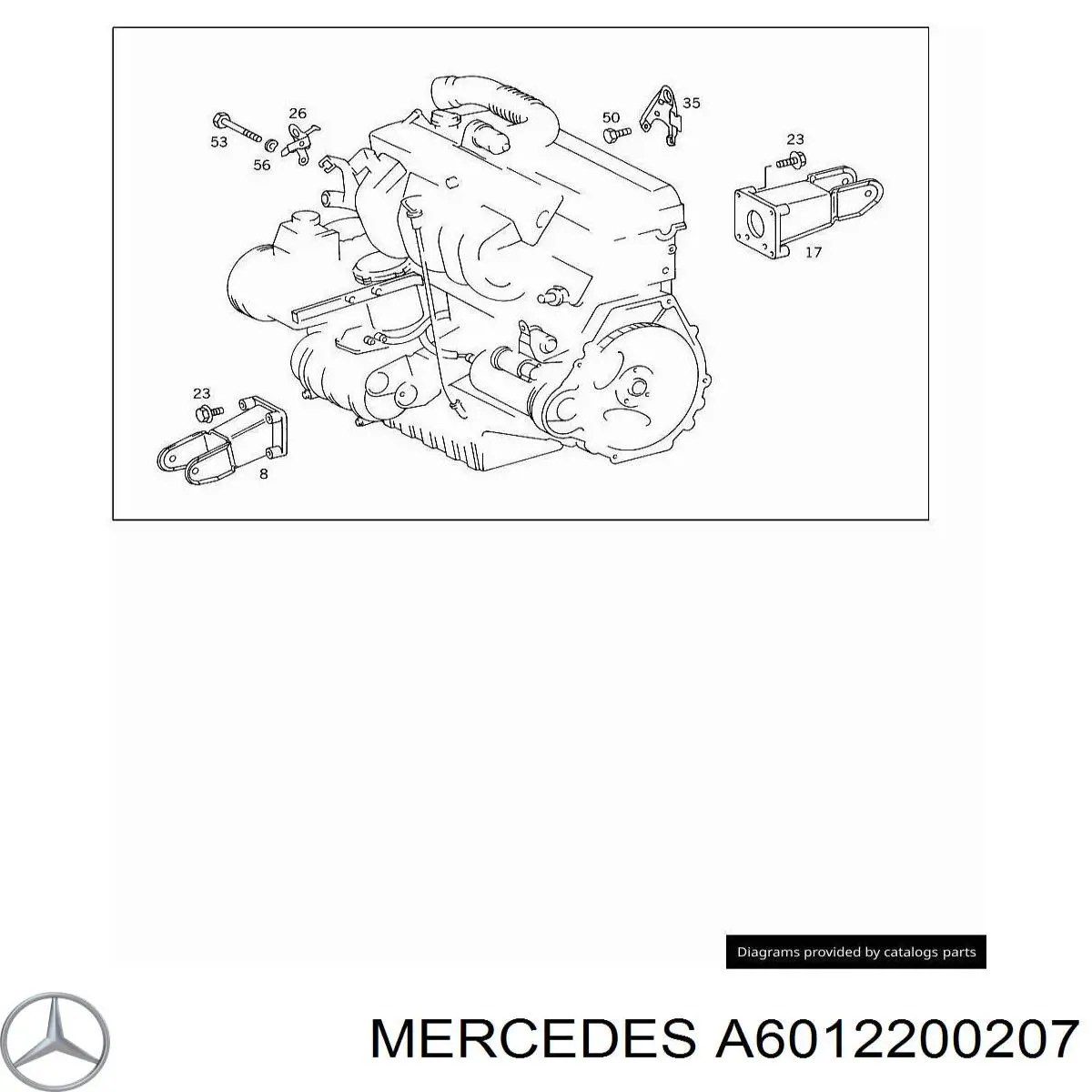 A6012200207 Mercedes 