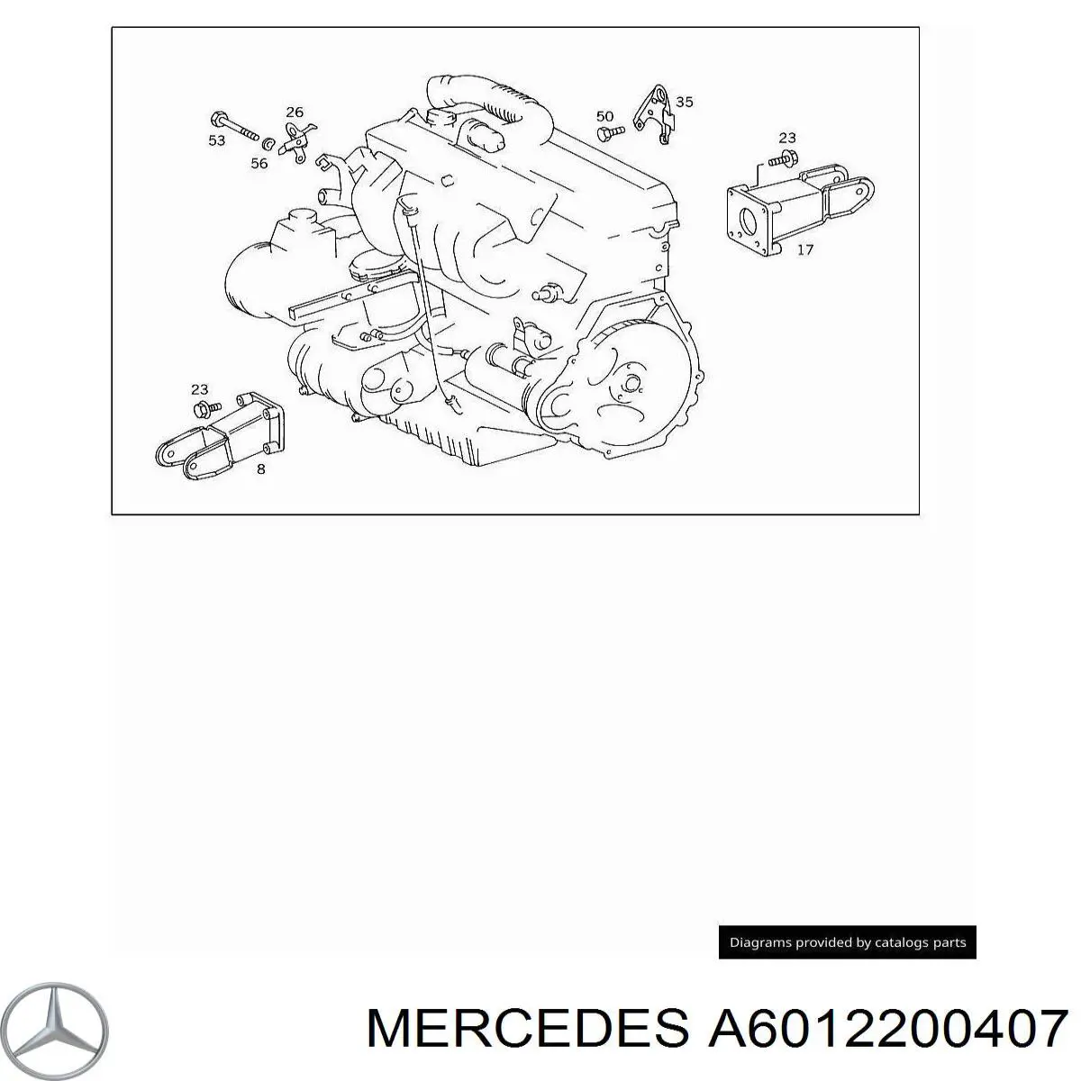 A6012200407 Mercedes 
