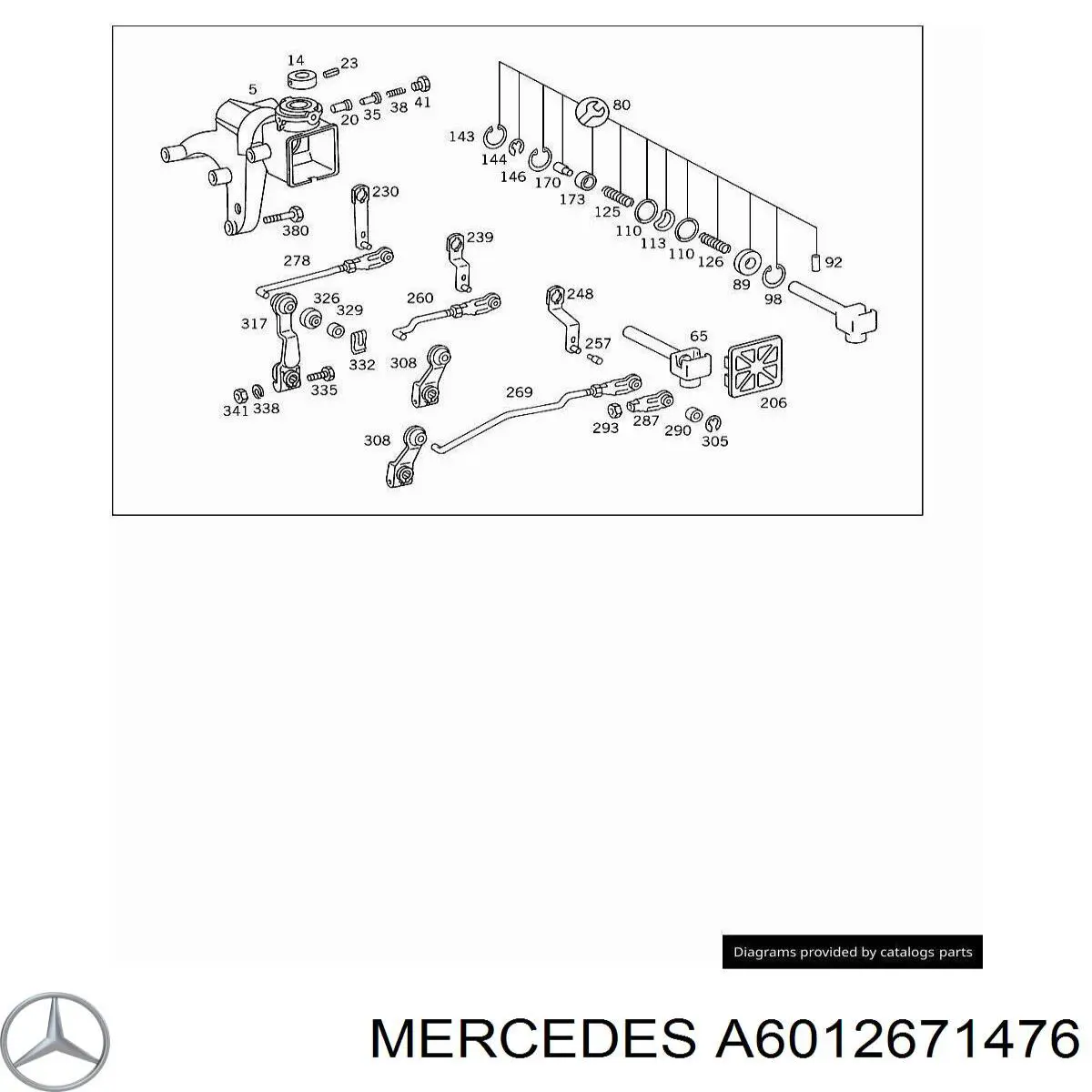  Mercedes A6012671476 ціна, від 5.21 USD