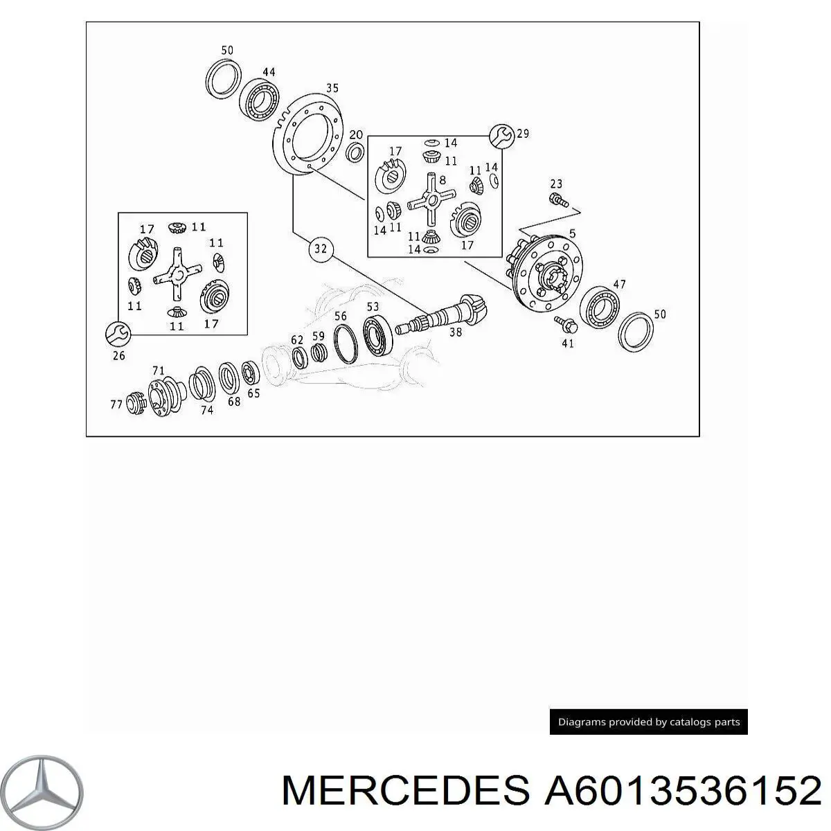  A6013536152 Mercedes