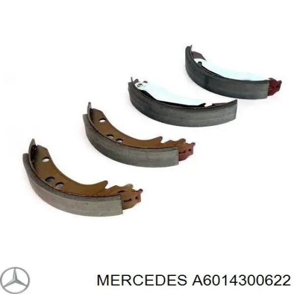 Колодки гальмові задні, барабанні Mercedes A6014300622 ціна, від 27.33 USD