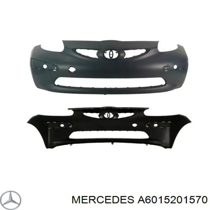 Передній бампер A6015201370 Mercedes