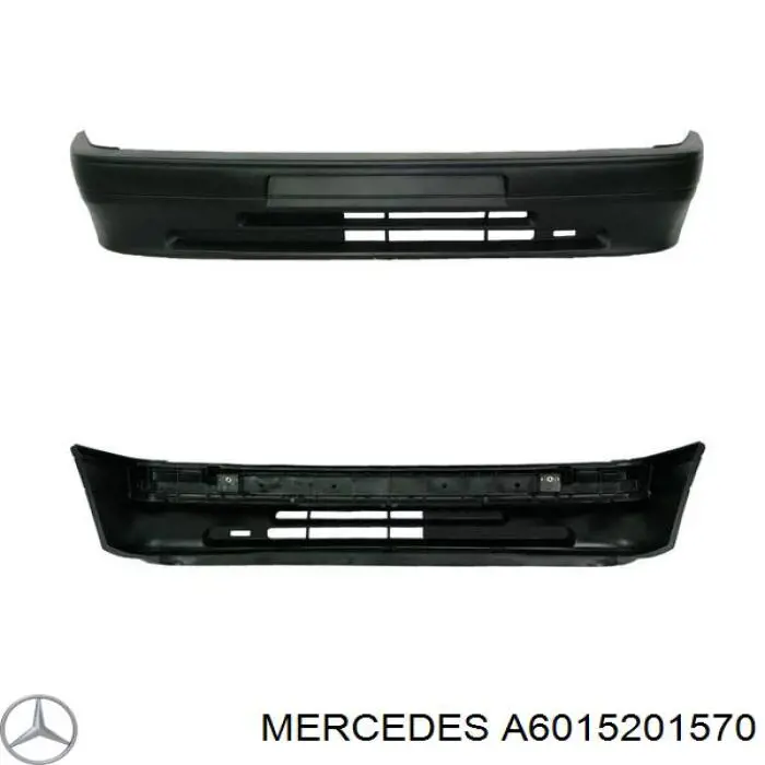 A6015201570 Mercedes Бампер передній в зборі