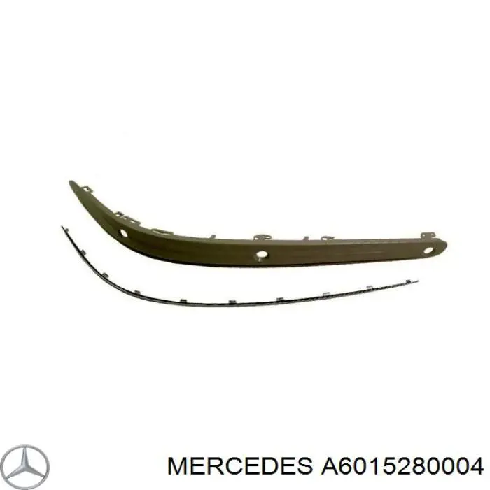 A6015280004 Mercedes решітка переднього бампера