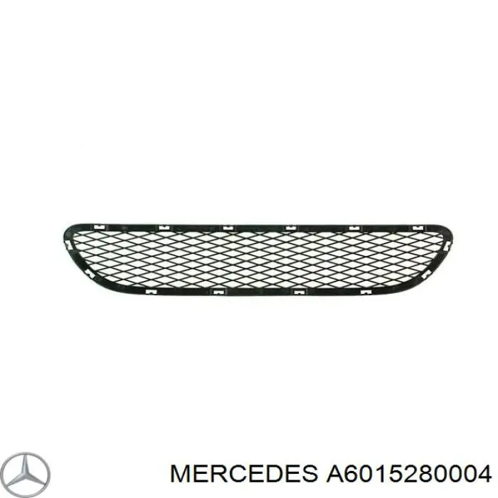 Решітка переднього бампера A6015280004 Mercedes