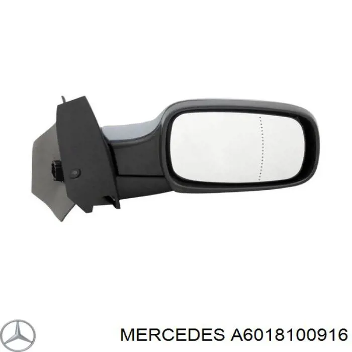 Купити A6018100916 Mercedes Бічне дзеркало заднього виду ліве