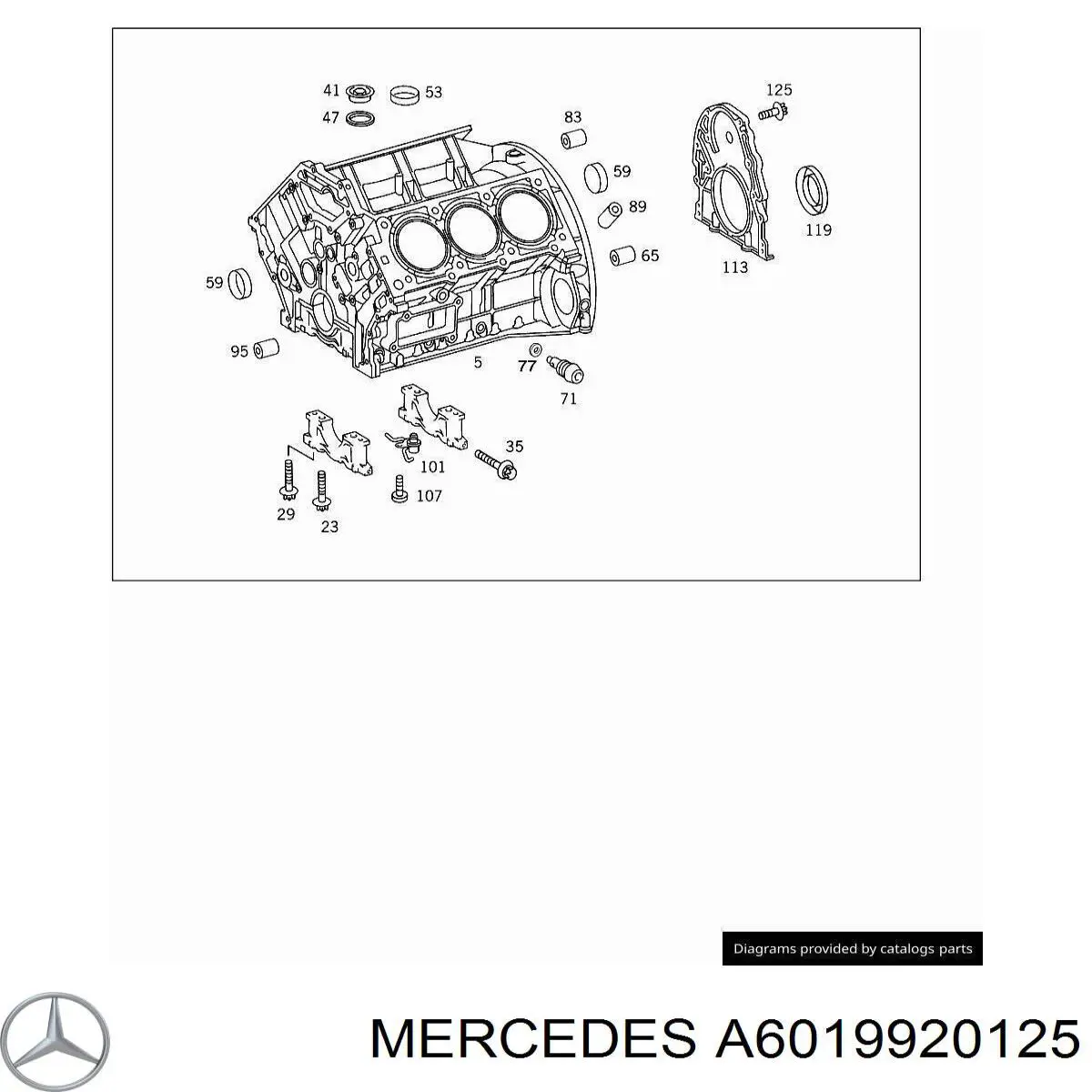 A6019920125 Mercedes 