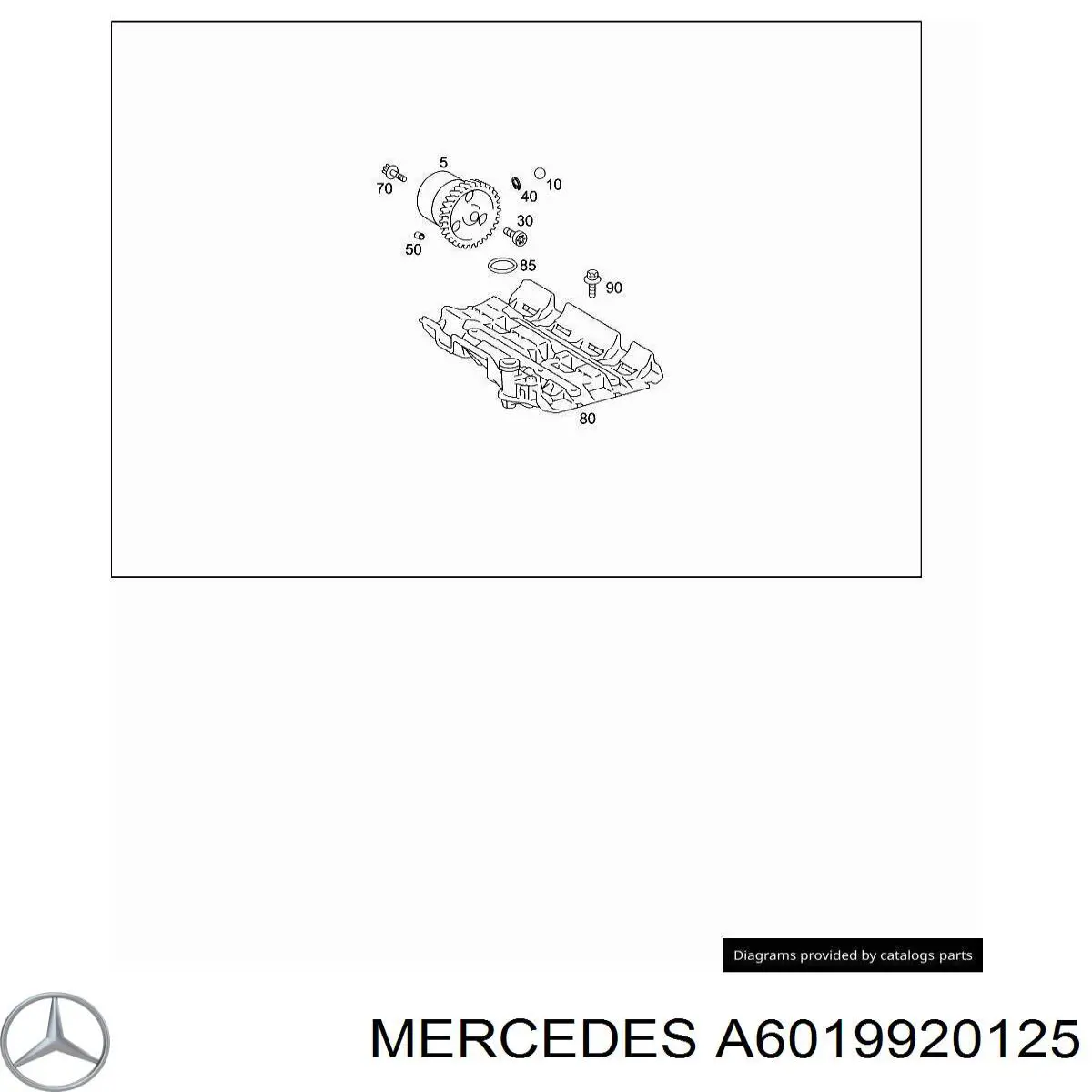 Купити A6019920125 Mercedes 