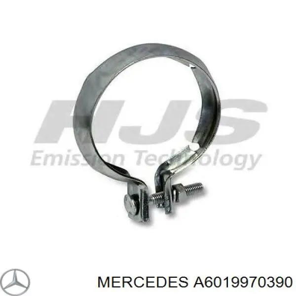 Кронштейн/хомут глушника, передній Mercedes A6019970390 ціна, від 4.48 USD