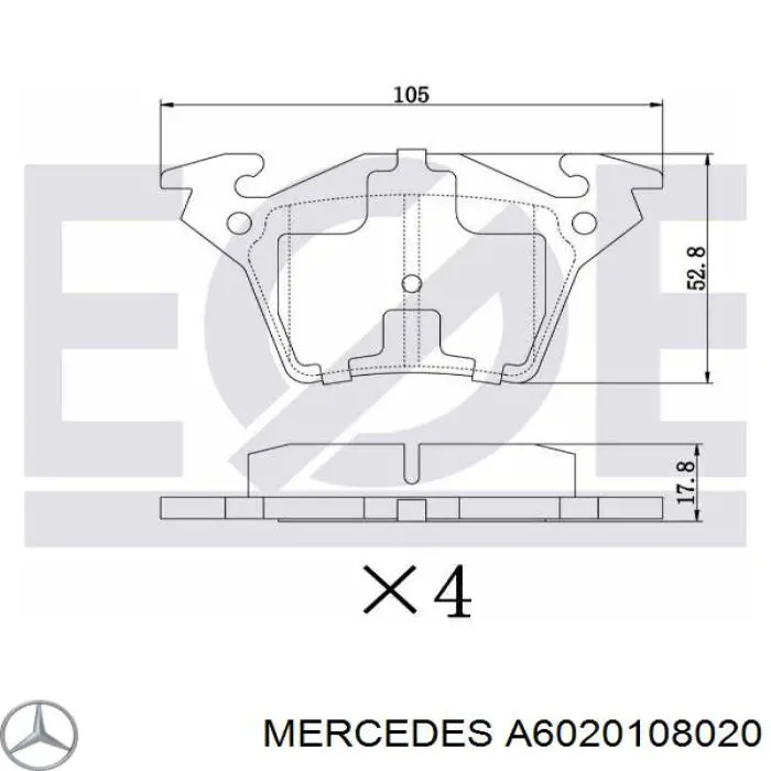 Головка двигуна Mercedes A6020108020 ціна, від 5067.76 USD