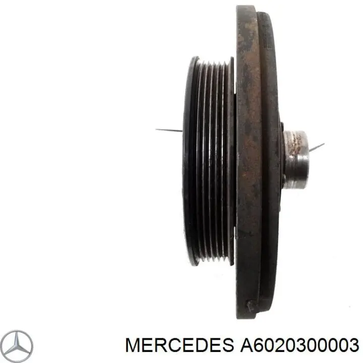 Шків колінвала A6020300003 Mercedes