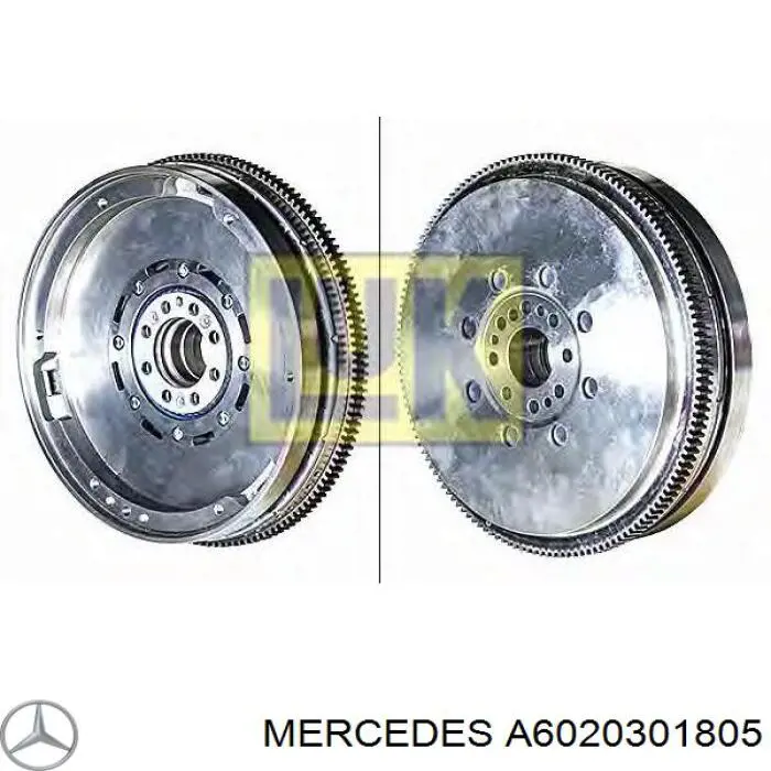 A6020300605 Mercedes маховик двигуна