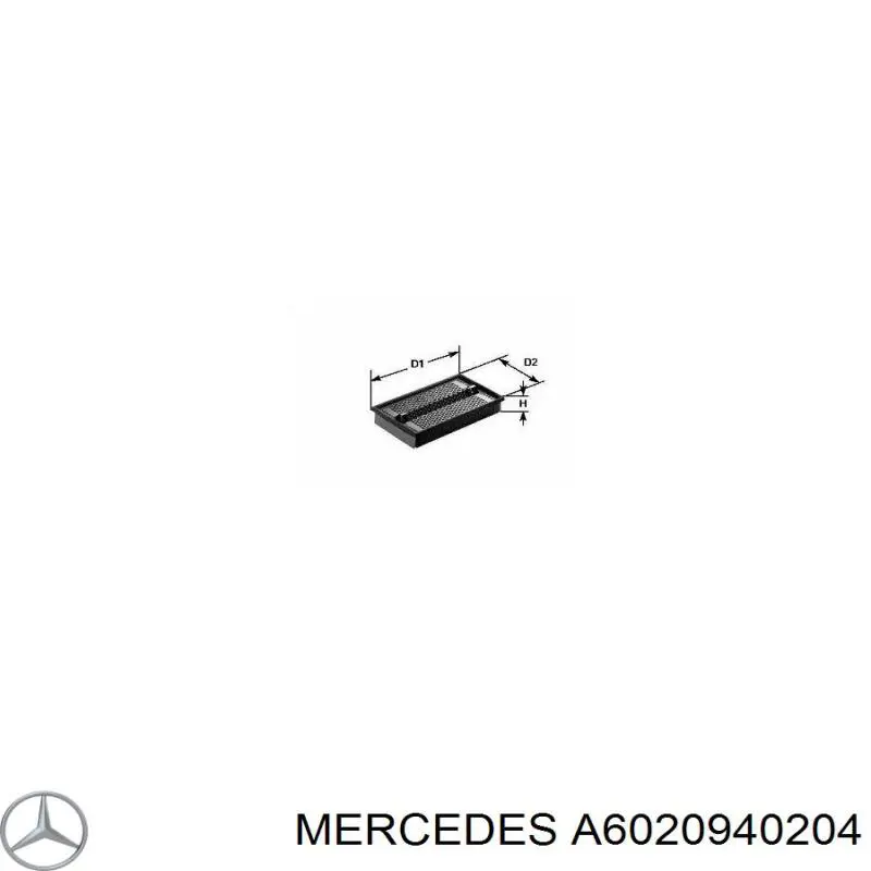 Повітряний фільтр A6020940204 Mercedes