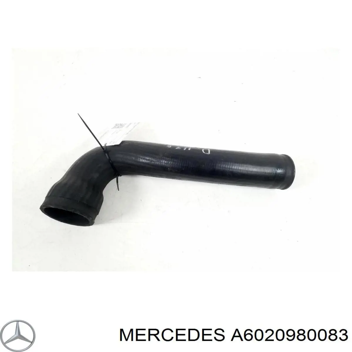Патрубок повітряний, вихід з турбіни (наддув) Mercedes A6020980083 ціна, від 19.11 USD