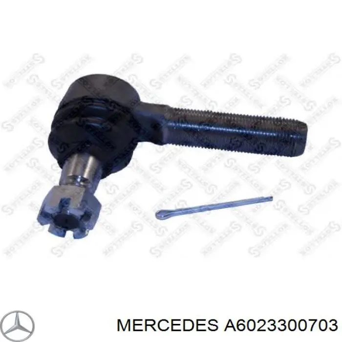 Накінечник центральної рульової тяги, правий Mercedes A6023300703 ціна, від 11.68 USD