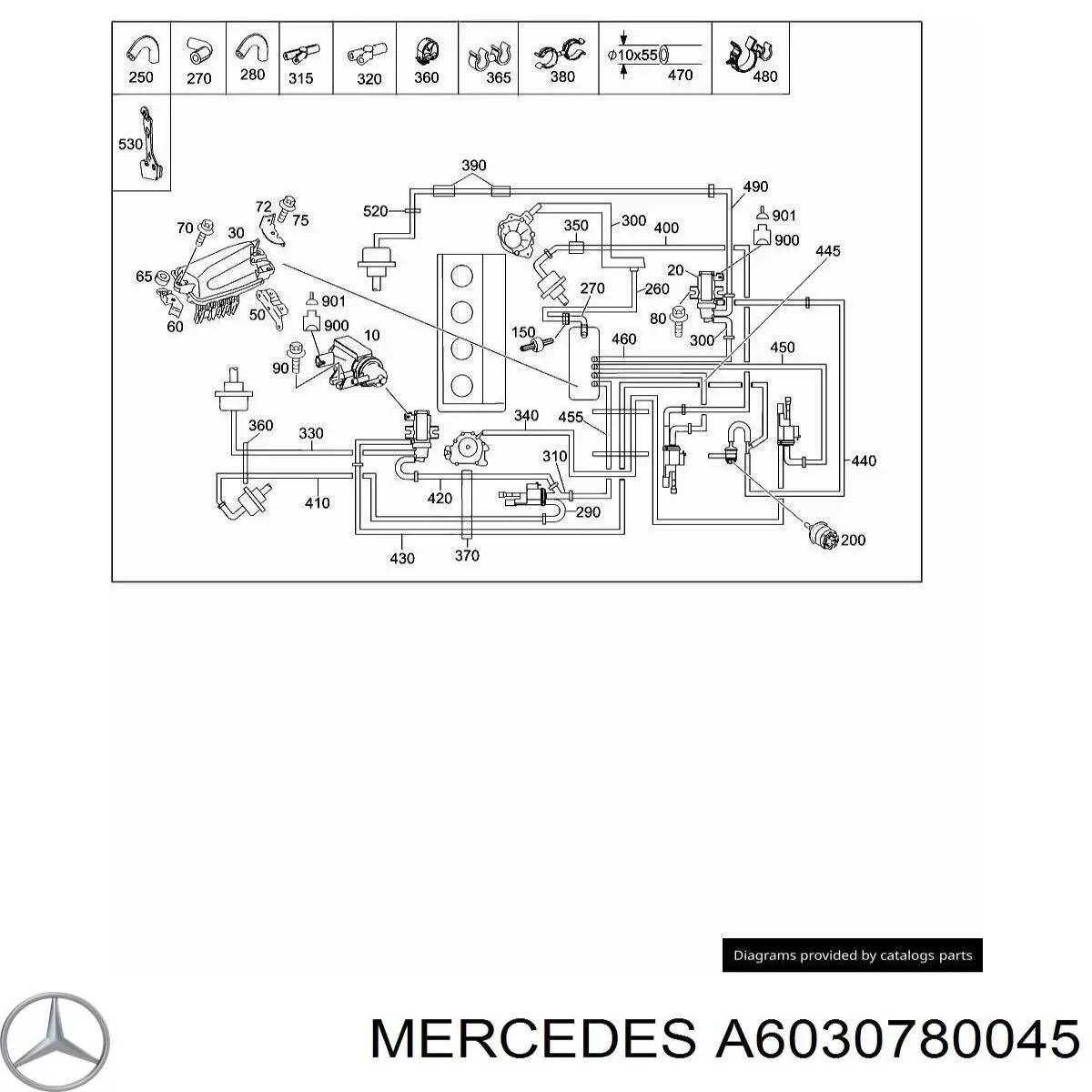 A6030780045 Mercedes 