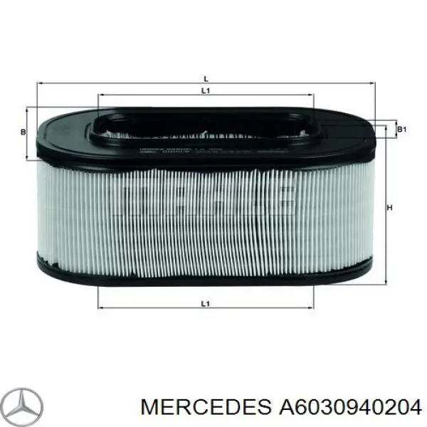 A6030940204 Mercedes фільтр повітряний