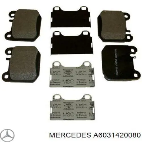 A6031420080 Mercedes прокладка випускного колектора