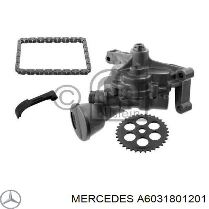 A6031801201 Mercedes Масляний насос двигуна