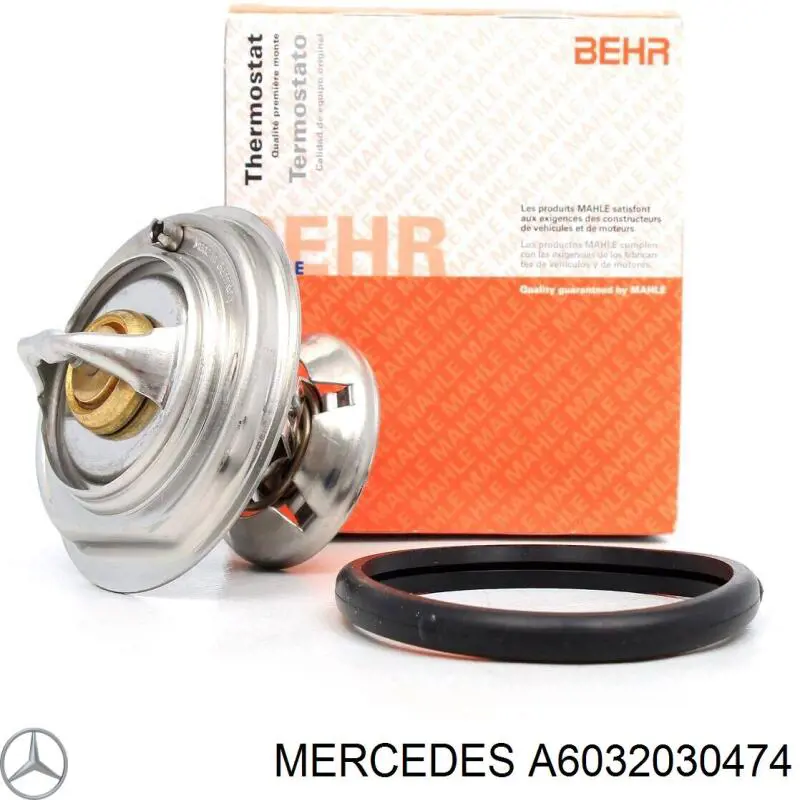 Корпус термостата в зборі на Mercedes S  W140