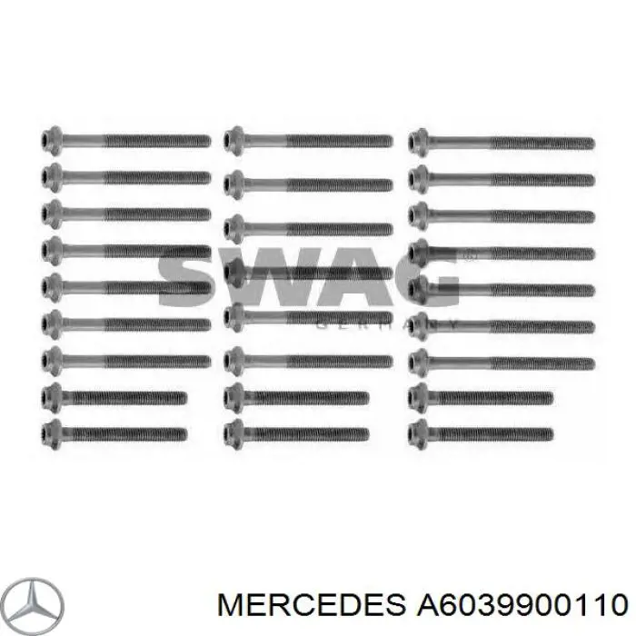 A6039900110 Mercedes болт головки блока циліндрів, гбц