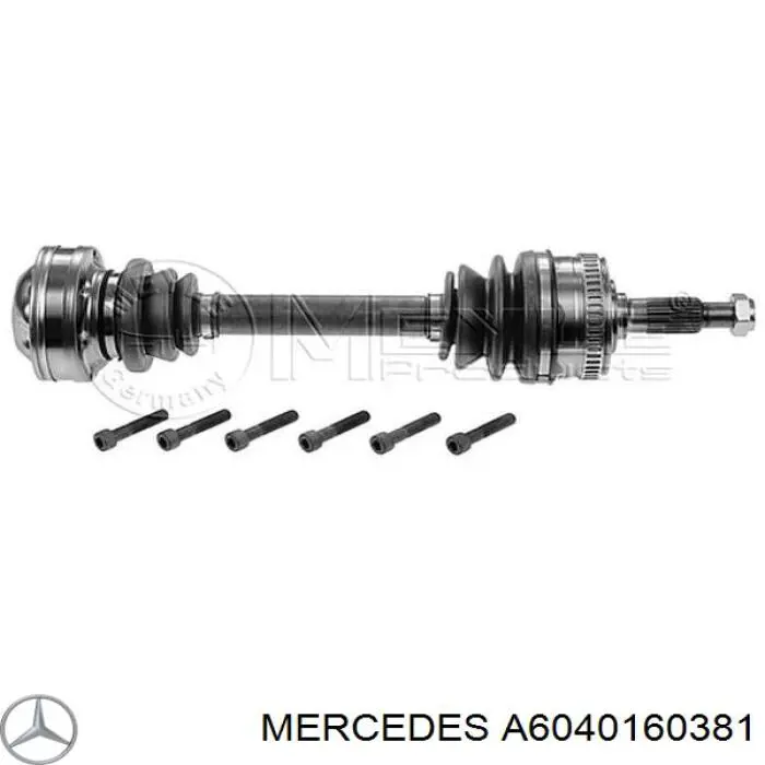 Купити A6040160381 Mercedes Шланг для видалення повітря