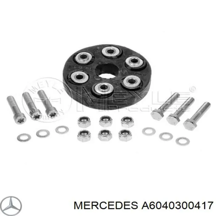 A6040300417 Mercedes поршень в комплекті на 1 циліндр, std