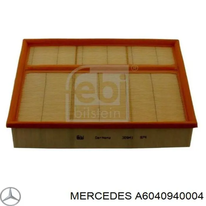 A6040940004 Mercedes Повітряний фільтр двигуна
