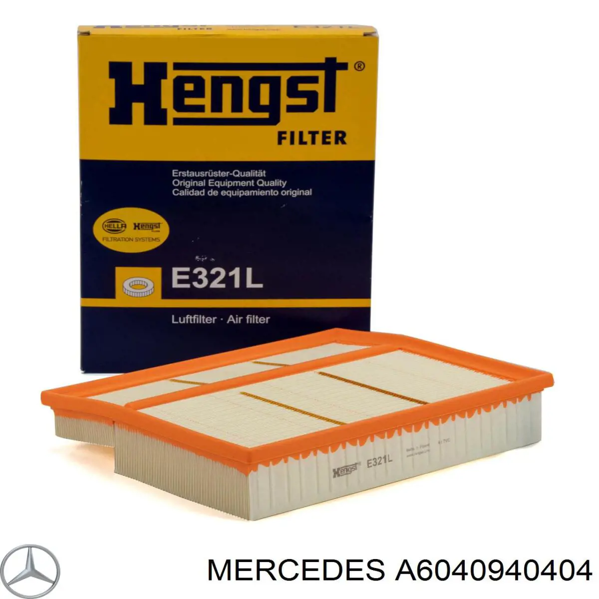Елемент повітряного фільтра Mercedes A6040940404 ціна, від 5.91 USD