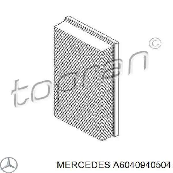 Купити A6040940504 Mercedes Автомобільний фільтр повітря