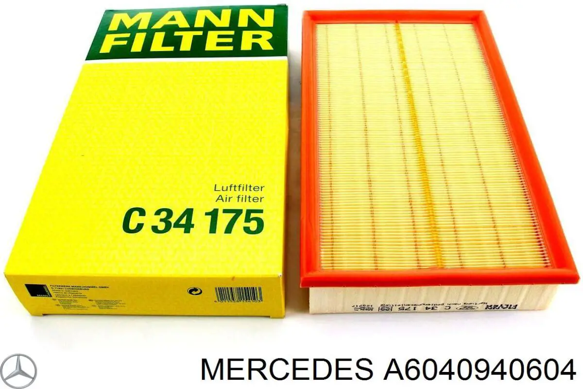 Елемент повітряного фільтра Mercedes A6040940604 ціна, від 7.10 USD