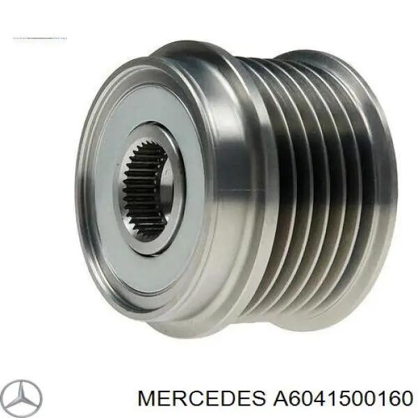 Шків генератора A6041500160 Mercedes