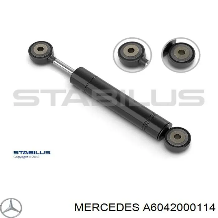 Купити A6042000114 Mercedes Амортизатор натягувача приводного ременя
