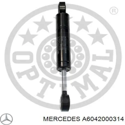 Демпфер натяжителя привідного ременя Mercedes A6042000314 ціна, від 24.36 USD
