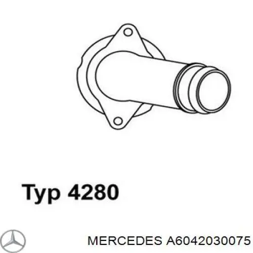 Купити A6042030075 Mercedes Термостат в корпусі