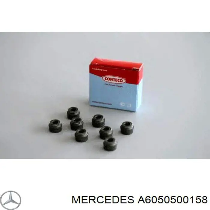A6050500158 Mercedes сальник клапана (маслознімний, впуск/випуск, комплект на мотор)