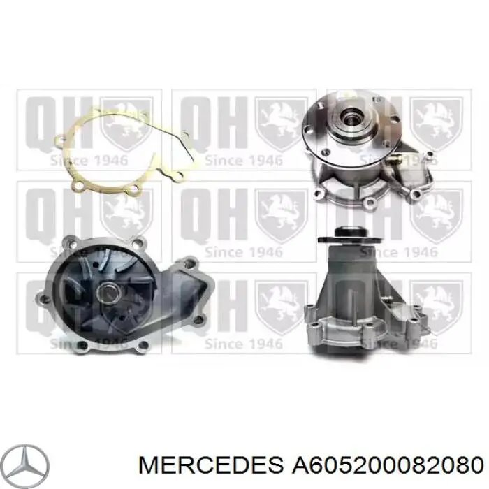 Помпа водяна, (насос) охолодження A605200082080 Mercedes