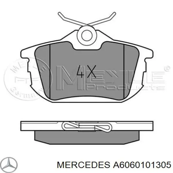 Купити A6060101305 Mercedes Комплект прокладок двигуна, нижній