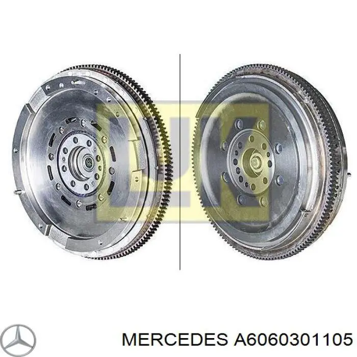 Купити A6060301105 Mercedes Маховик із зубчастим ободом в зборі