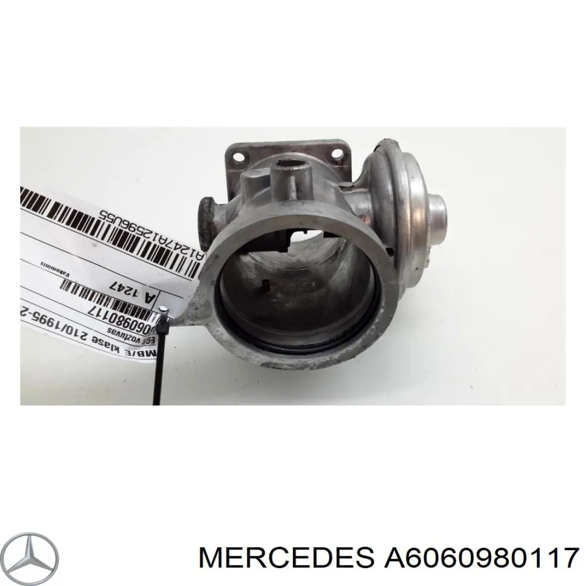 A6060980117 Mercedes Клапан рециркуляції відпрацьованих газів EGR