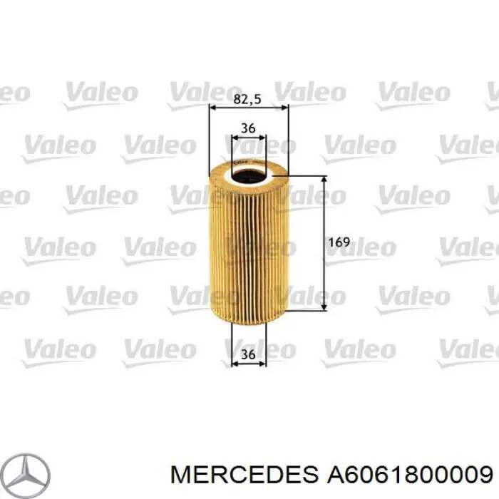 Масляний фільтр A6061800009 Mercedes
