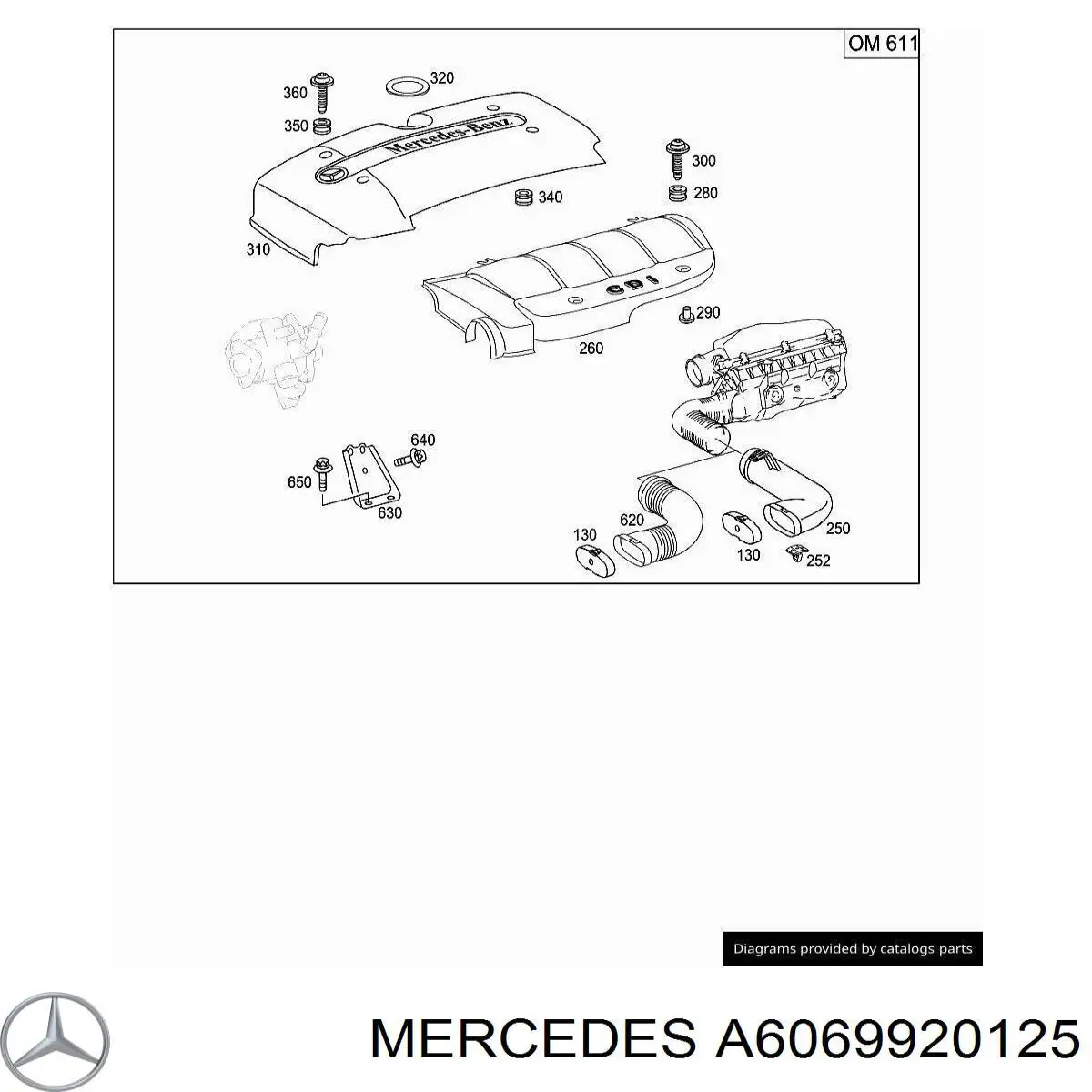 Купити A6069920125 Mercedes 
