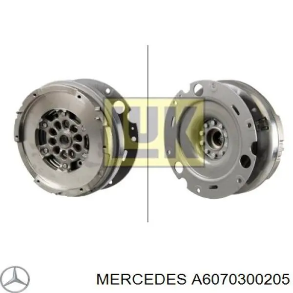 Купити A6070300205 Mercedes Маховик із зубчастим ободом в зборі