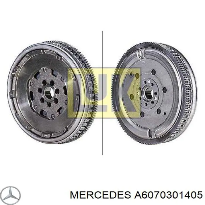 Купити A6070301405 Mercedes Маховик із зубчастим ободом в зборі