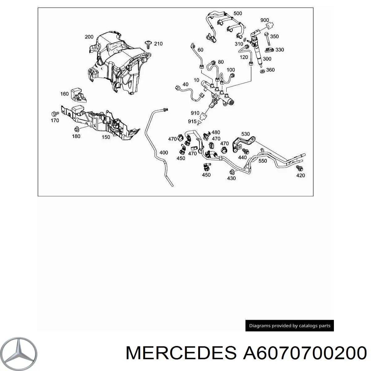 Форсунка паливна Mercedes A6070700200 ціна, від 126.69 USD