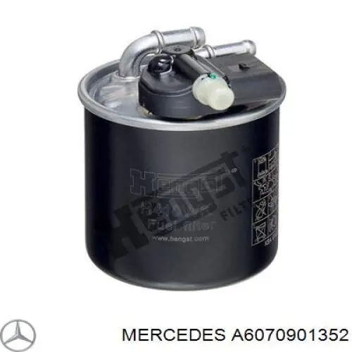 Купити A6070901352 Mercedes Фільтр-відстійник палива грубої очистки