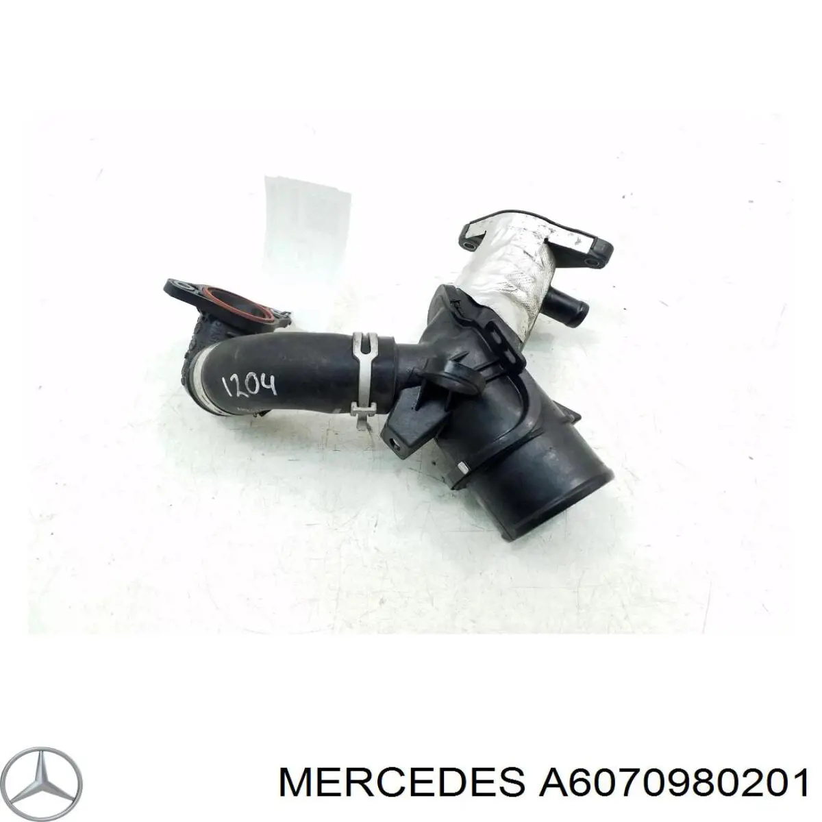 Шланг/патрубок интеркуллера Mercedes A6070980201 ціна, від 16.19 USD