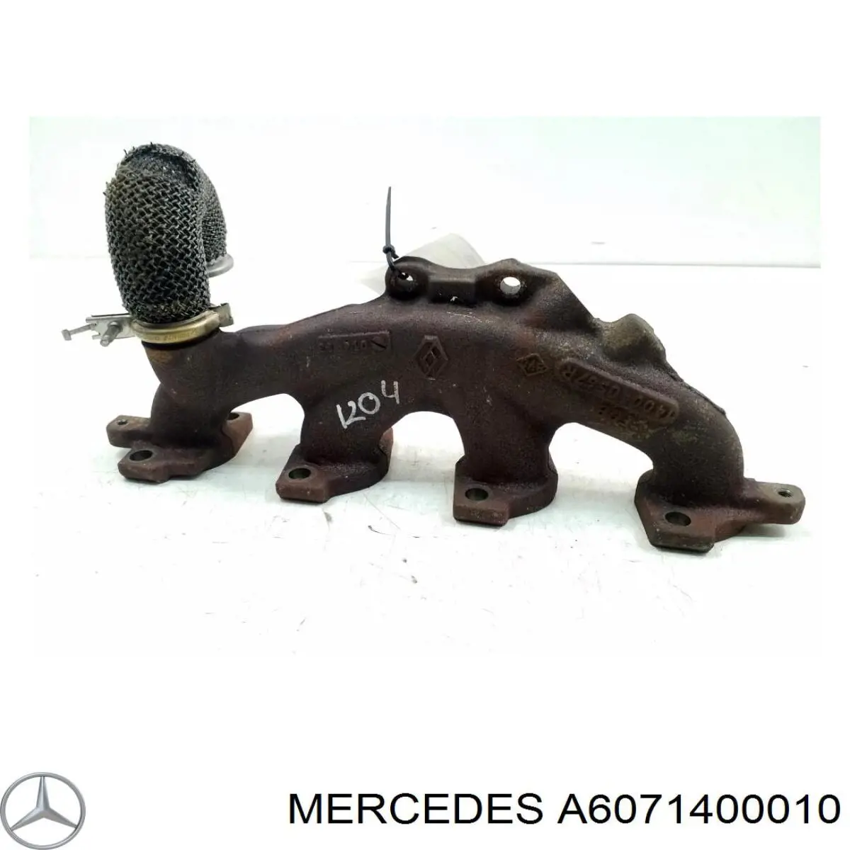 A6071400010 Mercedes Система випуску газів двигуна
