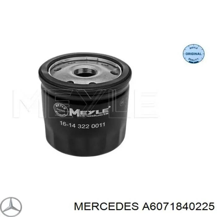Масляний фільтр двигуна Mercedes A6071840225 ціна, від 8.60 USD