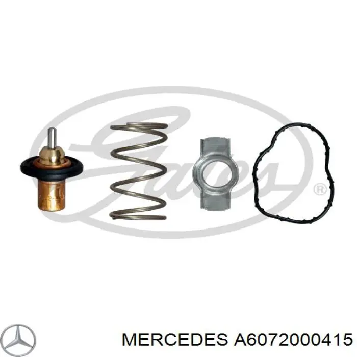 Кожух термостата Mercedes A6072000415 ціна, від 37.54 USD